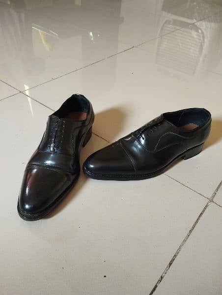 Handmade Oxford Leather Shoes (Size 42) 0