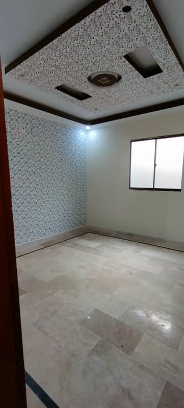 Brand New Flat (1st F)(Rental income 16 H)for Sale(32Lacs ) at Liaquatabad No 1. 3