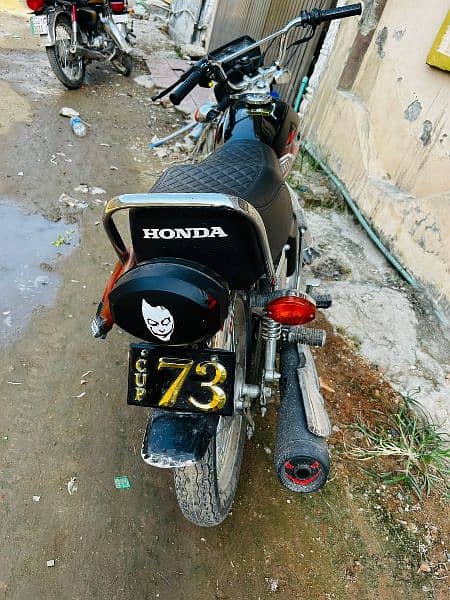 honda 125 Red colour condition is good 5