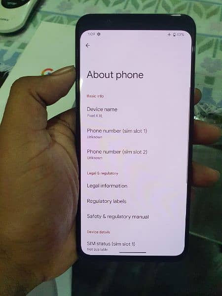 Google pixel 4 XL for sale 6/64. 5