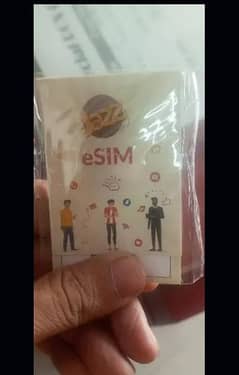 E-Sim Available Jazz$Warid user 0