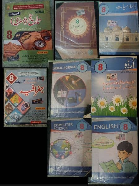 all books of class 8th available 0