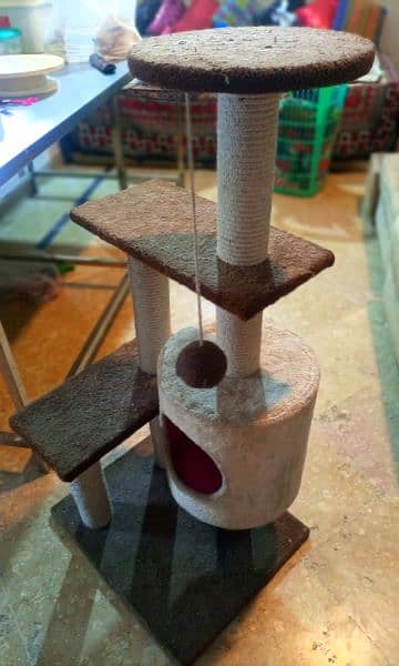 TREE HOUSE For CATS SCRATCHING TREE HOUSE 2