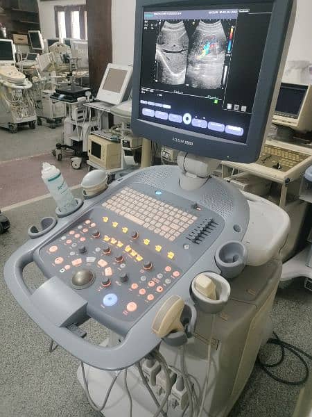 ultrasound Machine and Color Doppler LCD based with convex probe 4