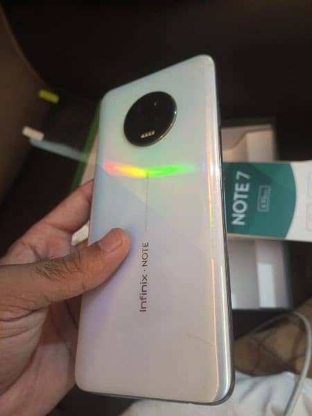 Infinix Note 7 used mobile with box 3