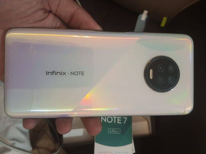 Infinix Note 7 used mobile with box 5