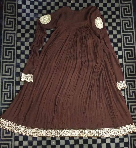 chocolate color with heavy embroidery 1