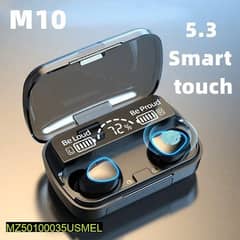 M 10 digital display case Earbuds