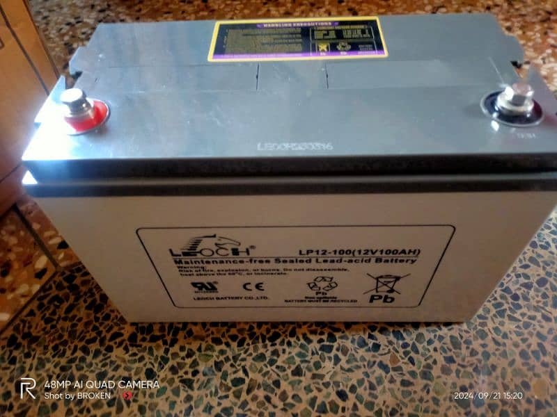 Dry Battery LP 12 -100 (12V100AH) 1