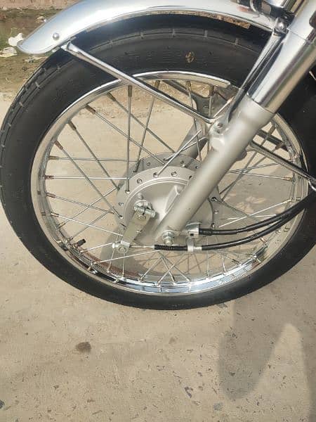 Honda CG 125 2024 lash candishan Punjab number Lahore gajjumtha 6