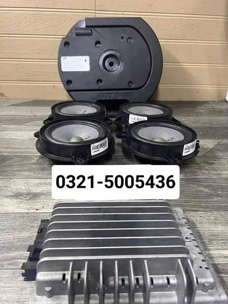 Bose complete Audio sound system 6.1 speakers woofer 2