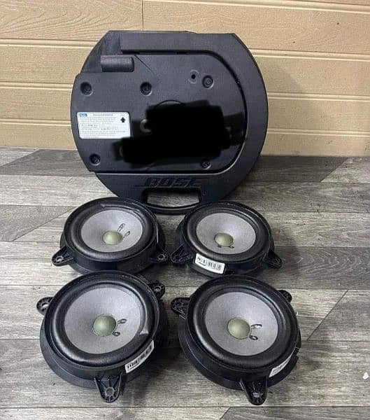 Bose complete Audio sound system 6.1 speakers woofer 3