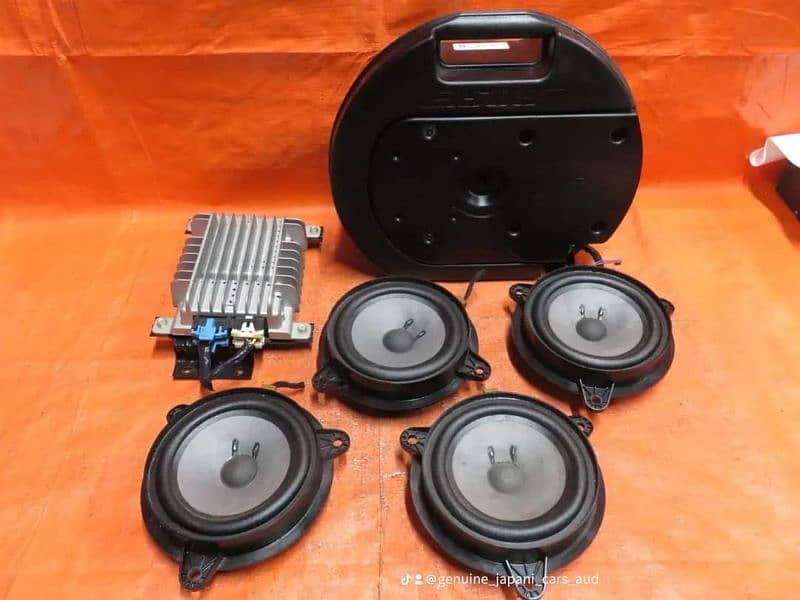 Bose complete Audio sound system 6.1 speakers woofer 10