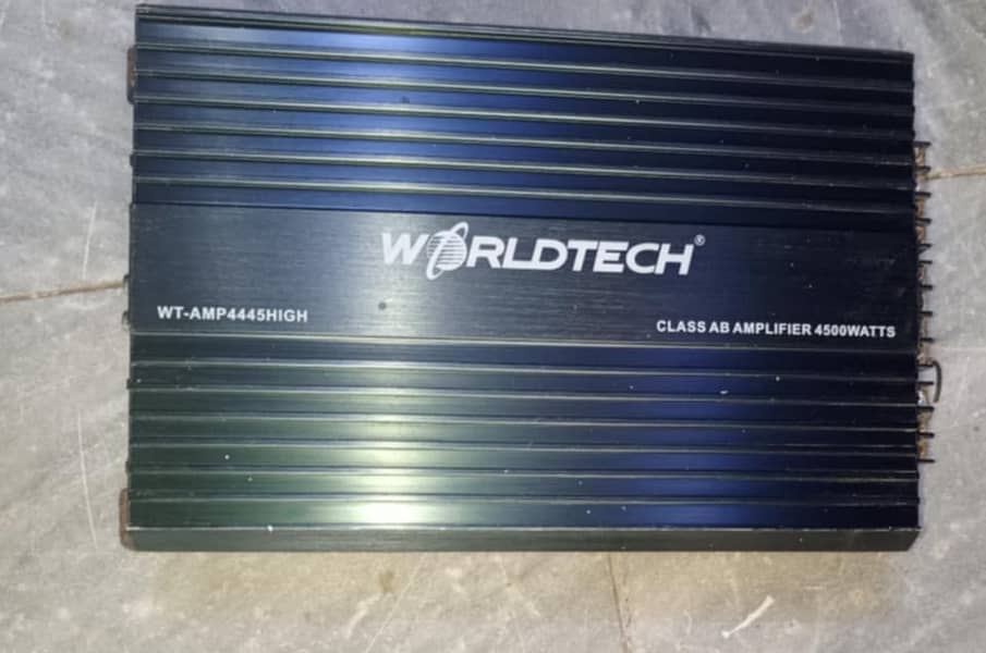 4 Chenal Amplifier used mein hai Company WorldTech Class AB Amplifier 3