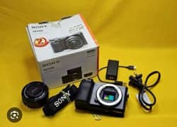 sony a6100 with 16 50mm and sd card box