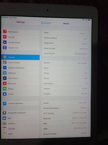 Apple iPad Air 64gb Sim supported 0