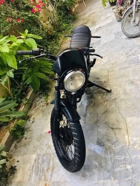 suzuki 150 multan nmber missing book modifive cafe racer 7