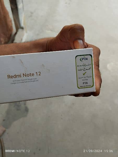 Redmi note 12 8/128 lcd break full box salle 9