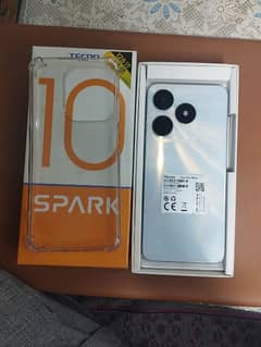 Tecno spark 10 with box