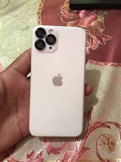 IPHONE X CONVERTED IN 11PRo WITH BACK SHEET CONDITION 10/9