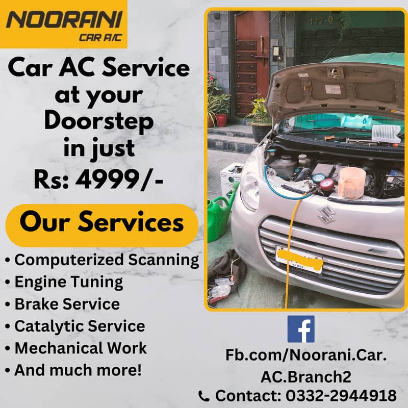 Car AC Service, Mechanical & Suspension Work, Scanning, Dent & Paint. 11