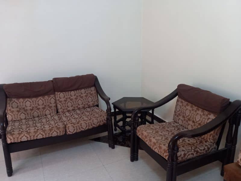 solid wood sofa set 1