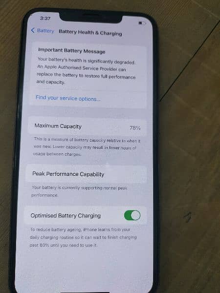 iphone xs max 64gb non pta face id ok battery 78health 1