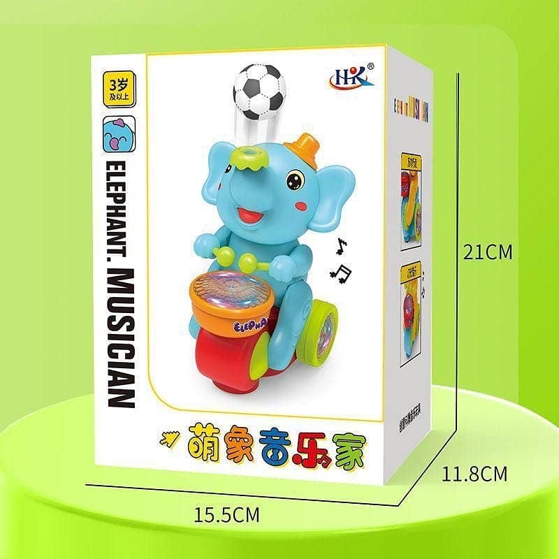 Plastic Clever Elephant Toy 2