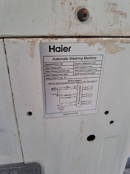 12 KG HAIER FUKLY AUTOMATIC WASHER WITH DRYER 6