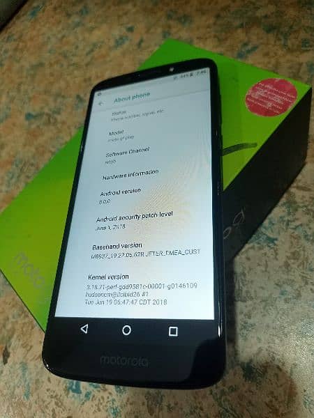 Moto g6 play 3GB/32GB (Non-PTA) 4