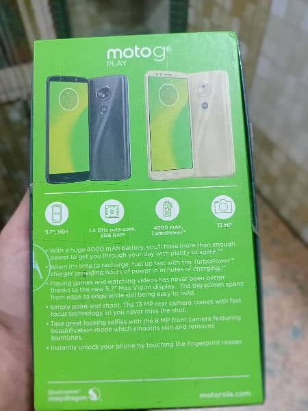 Moto g6 play 3GB/32GB (Non-PTA) 16