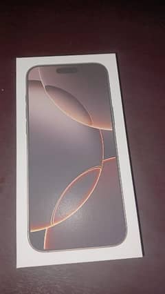 i phone 16 pro max desert titanium 256 GB for sale