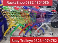 Cash Counter/ Bakery Counters/ wall rack/ Shopping Trolleys/ Baskets