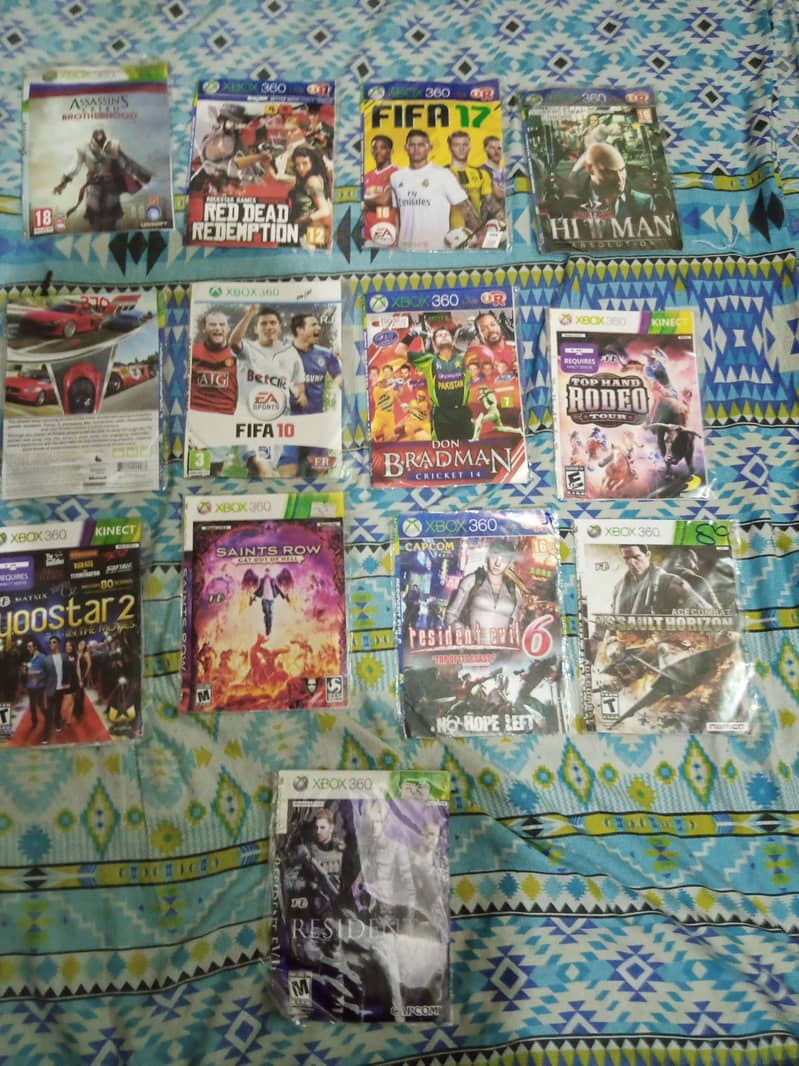 Xbox 360 Games with Kinect games also 13