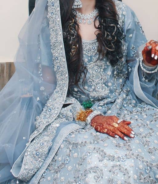 Bridal Walima Maxi full Heavy With dupata 2