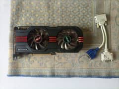 GTX 560 OC Dual Fans 256bit 1GB GDDR5 + Dvi-i to VGA connector 0