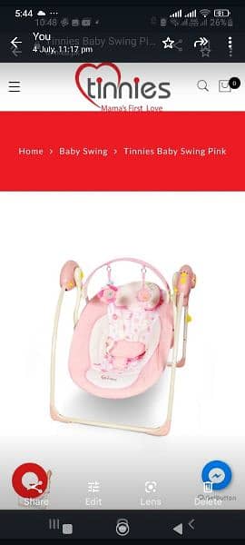 baby electric swing. best for newborn to 2 years 1