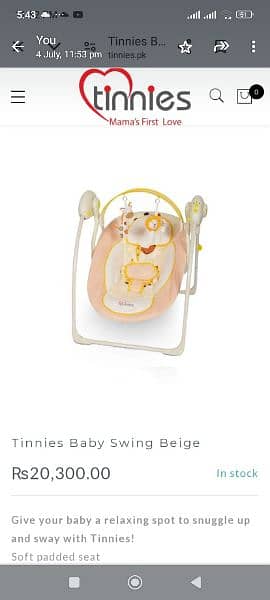 baby electric swing. best for newborn to 2 years 2