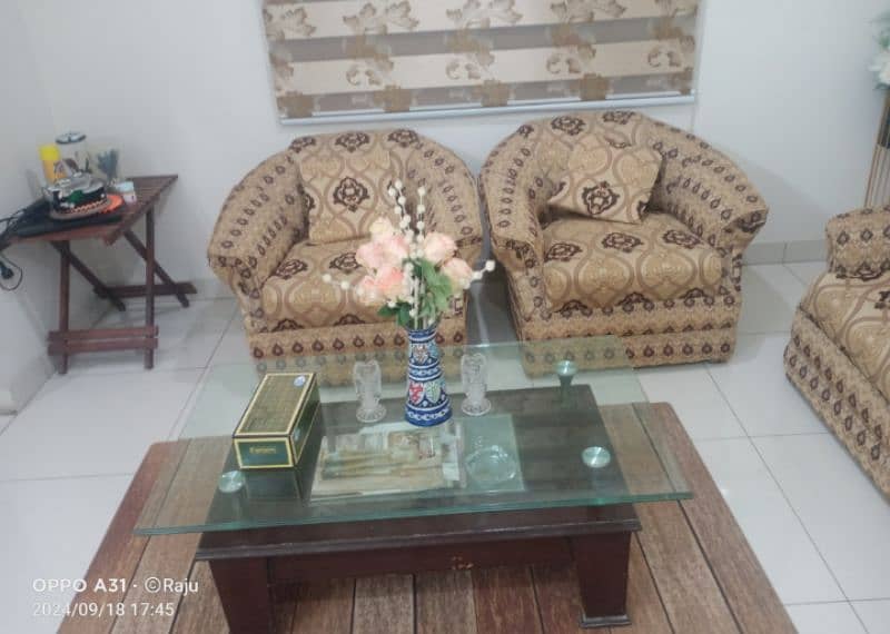 Sofa Set 3+1+1 with central table 2