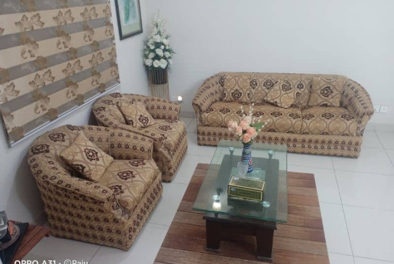 Sofa Set 3+1+1 with central table 4