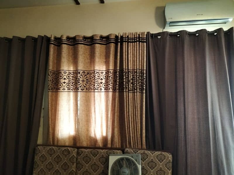 curtains sell 5 piece full size 15k only 3