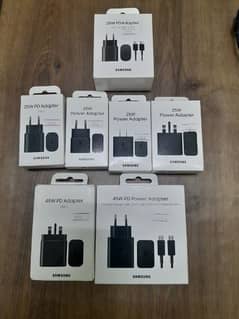 samsung 100% original chargers 15, 25, 45 and 65 watts