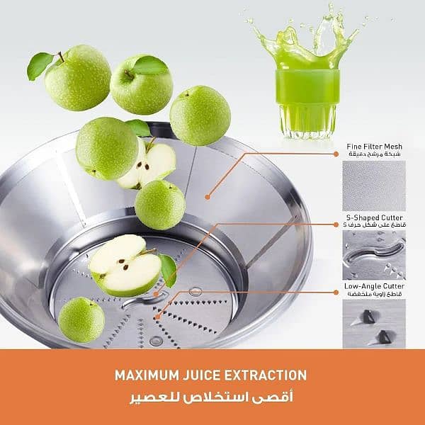 Panasonic 1000W, 3 in 1 Juicer Blender with Full Metal Spinner ; 2.0L. 1