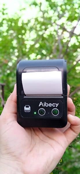 Aibecy Bluetooth Portable Thermal Receipt Printer 58mm 1