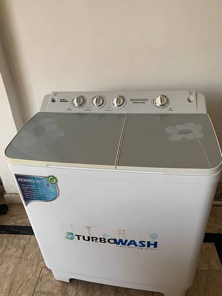 kenwood turbo washing machine almost new 1