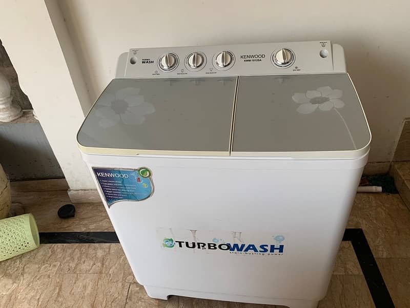 kenwood turbo washing machine almost new 2