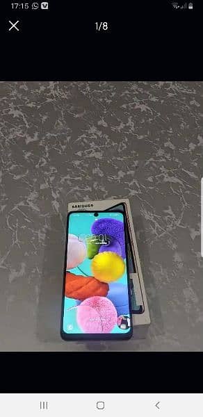 samsung a51 6/128 with box official approved 1