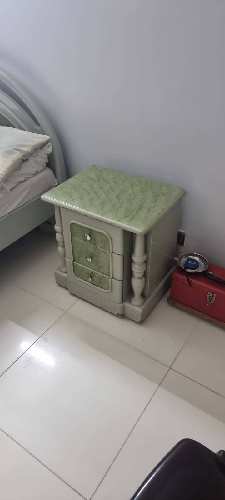 SHEESHAM BEDS FOR SALE & SIDE TABLE (WITHOUT MATTRESS) 13