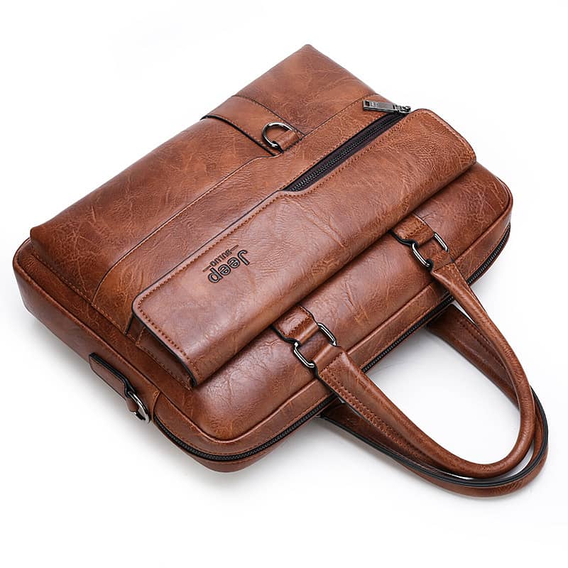 Jeeb Leather Bag for 13.3-Inch Laptops: Perfect for Work and Travel 6