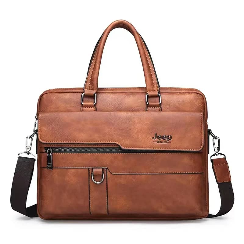 Jeeb Leather Bag for 13.3-Inch Laptops: Perfect for Work and Travel 15